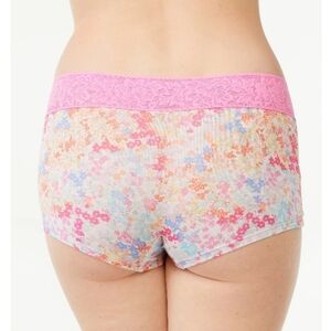 Panties Boyshort 3pack lace Plus Size Soft Stretchy Super Soft Intimate Hi Rise